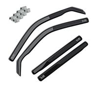 MOTOS Windabweiser Regenabweiser für Skoda YETI 2009-2018 Ästhetisches Design, Langlebig & Robust, Leichte Installation, Energieeinsparung durch Belüftung, Verringerung von Lärm und Luftturbulenzen -