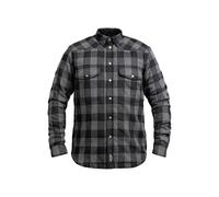 John Doe Motoshirt Hemd, grau/schwarz, Größe L