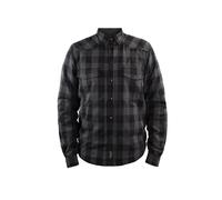 John Doe Motoshirt XTM | Motorradjacke | XTM | Einsetzbare Protektoren | Atmungsaktiv | Motorrad Motoshirt, JDL5004-3XL, grau/schwarz, 3xl