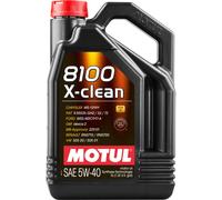 4x 5-liter Motul 8100 X-clean 5w-40 Motoröl Vollsynthetisch Öl Benzin 102051