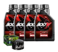 Motul 300V 10W40 Ölwechselkit Mit Filter Für BMW R1200 GS Adventure 2010>2013