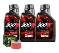 Motul 300V 10W40 Ölwechselset + Filter Für Gas Gas 450 Pampera 2007-2008