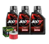 Motul 300V 15W50 Ölwechselset + Filter Für Honda ATV TRX250 1985>1987
