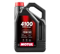 MOTUL 4100 SYN-NERGY 15W-50 5l Motoröl für BMW ALFA ROMEO FORD OPEL NISSAN RENAULT CITROEN FIAT LANCIA VOLVO SAAB PORSCHE SKODA LADA JAGUAR ROVER AUST