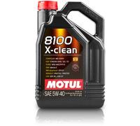 4x 5-liter Motul 8100 X-clean 5w-40 Motoröl Vollsynthetisch Öl Benzin 102051