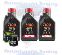 Motul 7100 10W40 Ölwechselkit Für Honda XRV650 Africa Twin RD03 1988>1990