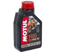 2x 1l Motul 7100 15w-50 Motorrad 4-takt Motor-öl Synthetisch Jaso Ma2 109386 (alt: 104298)