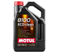 MOTUL 8100 ECO-CLEAN 0W-20 [5L] Motoröl für TOYOTA FIAT MAZDA JEEP SUBARU HONDA BMW SUZUKI MITSUBISHI LEXUS ALFA ROMEO NISSAN DODGE VAUXHALL OPEL MINI