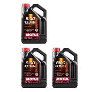 Motul 8100 Eco-lite 0W-20 Motoröl 3x 5L Dexos1 Gen2, API SP, ILSAC GF-6A, MS6395