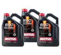 Motul 8100 Eco-lite 5W-30 : 3 x 5 Liter