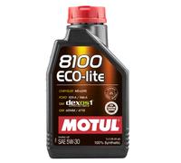 MOTUL 8100 ECO-LITE 5W-30 [1L] Motoröl für OPEL CADILLAC ASTON MARTIN JEEP TOYOTA LEXUS NISSAN CHEVROLET INFINITI FIAT SUBARU CHRYSLER DODGE LANCIA JA