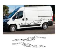 Mountain Styling Autotür-Seitenaufkleber Wohnmobil-Grafikdekoraufkleber, für FIAT Ducato, für Peugeot Boxer, für Citroen Jumper Wohnmobil