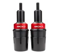 MOWOK Sturzpads Rahmenprotektoren Motorrad-Sturzschutz Zubehör für Kawasaki Z900 RS Z900RS 2017-2023 2024 2025 (Rot)
