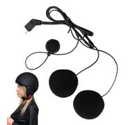 Moxeupon Mikrofon für Motorradhelm, integriertes Mikrofon & Gegensprechanlage | Wasserdichtes Geräuschunterdrückungsset für Fahrrad, Pendeln, Wandern, mit Zubehör 10-polig