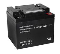 Ersatz-Akkus Wechselakkus f. Elektro-Schlepper Movertec Mtrac 1000, 2 x 12V 50Ah