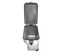 MPODYTSF Aufbewahrungskiste Für BMW R1200GS LC 2013-2021 Motorradzubehör Aluminium-Seitenkoffer Satteltaschen Gepäcktaschen Aufbewahrungskoffer Werkzeugkasten(Silver Right)