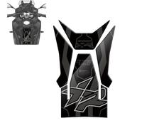 MPODYTSF Aufkleber für Motorrad Motorrad Schutz Aufkleber Zubehör Für BMW S1000XR S 1000 XR 2020 2021 2022 2023 2024 3D Dekoration Tank Pad Aufkleber(Nero)