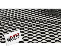 MR-Style Alu Renngitter | Grillgitter | Racegitter | Streckgitter, 100 x 33cm schwarz | TUNING | STYLING | das Qualitativ hochwertige Gitter (4mm x 8mm)