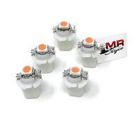 MR-Style Set Aufkleber und 5x high Power LED Tachobeleuchtung (pink) kompatibel mit Opel Astra G 1998-2005, Instrumentenbeleuchtung Umbauset