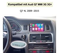 Mr12Volt CarPlay Wireless Android Auto Adapter passt für Audi A4 MMI 3G OEM Mic