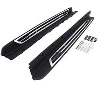 MrananQS 2 stück Auto Trittbretter Seitenschweller für Toyo-TA Highlander 2020 2021,Anticrash Flankenschutz Einstiegsleisten Seitenschweller Schutz