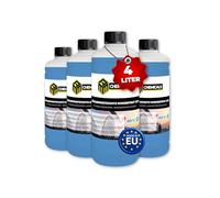 MRM Chemicals G12+ Konzentrat 4 x 1 L Kühlmittel & Kühlerfrostschutz - Longlife Kühlflüssigkeit für Auto, Motorrad & Nutzfahrzeuge | Schutz vor Überhitzung, Frost & Korrosion