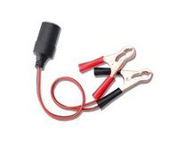 Msioytog Kfz Steckdosen Buchsenadapter mit Batterie Krokodilklemmen für Notfälle, Verwendung für Auto Lüfterlicht, Batterieklemmen Adapter