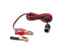 Msioytog Kfz Steckdosen Buchsenadapter mit Batterie Krokodilklemmen für Notfälle, Verwendung für Auto Lüfterlicht, Batterieklemmen Adapter