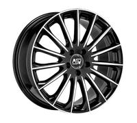 ALUFELGE MSW MSW 30 FUR MG MG5 7,5X17 5X112 GLOSS BLACK FULL POLISHED FB8