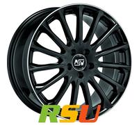 MSW MSW 30 gloss black diamond lip 8x19" ET30 LK5 112 ML 73.1 Alufelgen 19 Zoll