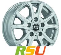 MSW MSW 48 Van full silver 7.5x18" ET53 LK5 120 ML 65.06 Alufelgen 18 Zoll
