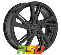 MSW MSW 60 gloss black 7x17" ET46 LK5 112 ML 57.06 Alufelgen 17 Zoll