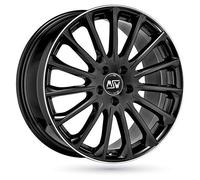 MSW (OZ) MSW 30 gloss black polished lip 8.5Jx19 5x112 ET50