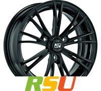 MSW X2 gloss black 5.5x15" ET30 LK3 112 ML 57.06 Alufelgen 15 Zoll