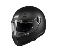 MT Helmets Jarama SV - Retro-Integralhelm mit versenkbarem Sonnenvisier, Full Vision, waschbares Innenfutter, fortschrittliche Belüftung und HIRP-Helmschale, ECE 22.06 & DOT zugelassen
