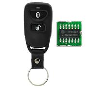 MT-KEY Funk Fernbedienung Sender 434MHZ kompatibel mit Hyundai Tucson I JM Santa Fe II cm i10 I PA Kia Sportage II JE 04-10 433,05MHz Funkschlüssel