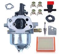 Mtanlo Vergaser für Kohler Courage XT-6, XT-7, XT650, XT6.5, XT6.75, mit Vergaserdichtung, 09P602 09P702 300E 450E 550E Rasenmäher, Zündspule mit Luftfilter + Zündkerze