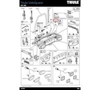 THULE Fahrrad-Ersatzteile für Fahrradträger, für Erwachsene, Unisex