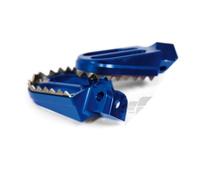 MTM Kit Paar Trittbretter Erhöht Aluminium CNC ergal Blau Yamaha 250 1999-2017