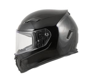 MTR S-6 Evo Integralhelm, Motorradhelm ECE 22.06 Zertifiziert - Maximale Verkehrssicherheit, Robuster & Leiser Motorrad Helm, Kinn & Kopf Belüftung, Roller Helm Herren & Damen, Schwarz, XXL