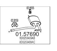 MTS 01.57690 Mittelschalldämpfer