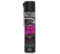 Muc-Off All-Weather Motorcycle Chain Lube Allwetter Motorrad Kettenöl, 400 ml - Premium Motorrad Kettenfett, Kettenspray Motorrad - Für Alle Wetterbedingungen