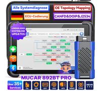 MUCAR 892BT PRO OBD2 Auto Diagnosegerät KFZ ECU Coding All system Topology&J2534