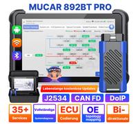 MUCAR 892BT PRO OBD2 Diagnosegerät ALL System OE Topologie Mapping CAN FD&DOIP