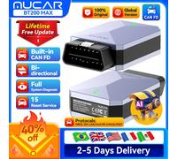MUCAR BT200 MAX Auto-OBD2-Scanner ELM327 CANFD Bidirektionales Werkzeug 15 Reset Komplettes Systemdiagnosecode-Lesegerät Kostenloses Update fürs Leben MUCAR BT200 Max