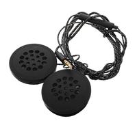 MUCKLILY Motorrad Headset mit Kabel 3,5mm HiFi Musik Navigation Ergonomisch Kompatibel für Helme und Mp3 Player Outdoor Sport