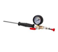 MUCKLILY Reifendruckmesser Digital mit Manometer aus Stahl für Fahrzeug und Heimwartung Schwarz Leicht Tragbar und Einfach zu Lagern