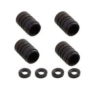 Mützen Ventile Bereifung 4DCAP10BK Schwarz für Kymco 450 Maxxer I 2010-2021