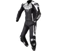 MUGENRACE Cira-SR perforierte 2-Teiler Damen Motorrad Lederkombi, schwarz-weiss, Größe 44