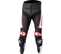 MUGENRACE RBRS-1 Motorrad Lederhose, schwarz/weiß/rot, Größe XL